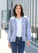 Strickjacke mit flauschig weichem Griff 