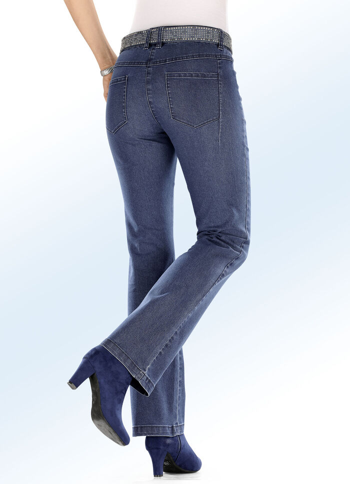Jeans in angesagter Boot Cut-Form JEANSBLAU
