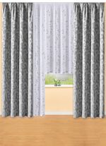 Vorhang mit Universalschienenband und Belastungsband 