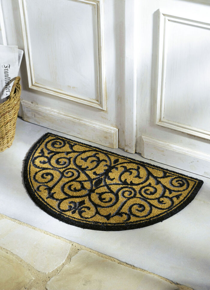 Rutschhemmende Schmutzfangmatte NATUR-SCHWARZ