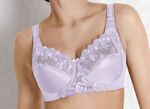 Miss Mary Bügel-BH mit floraler Tüllstickereispitze im Vorderteil FLIEDER