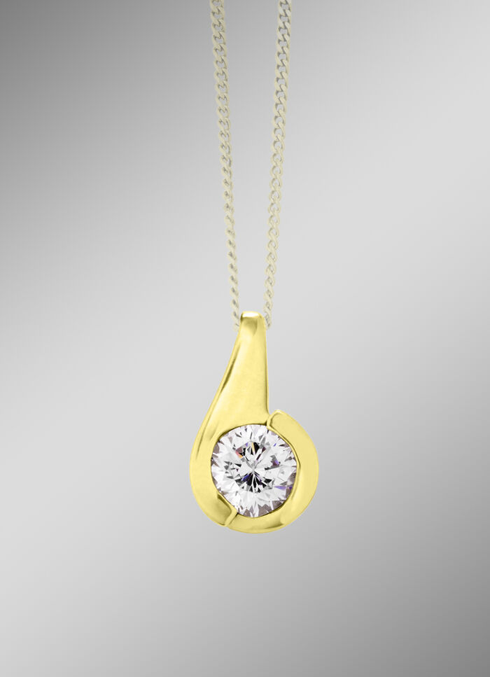 Anh&auml;nger mit Brillant 