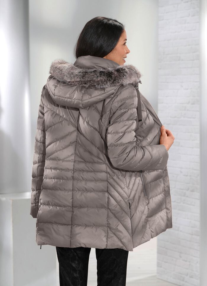 Jacke in 2 Farben STEINGRAU