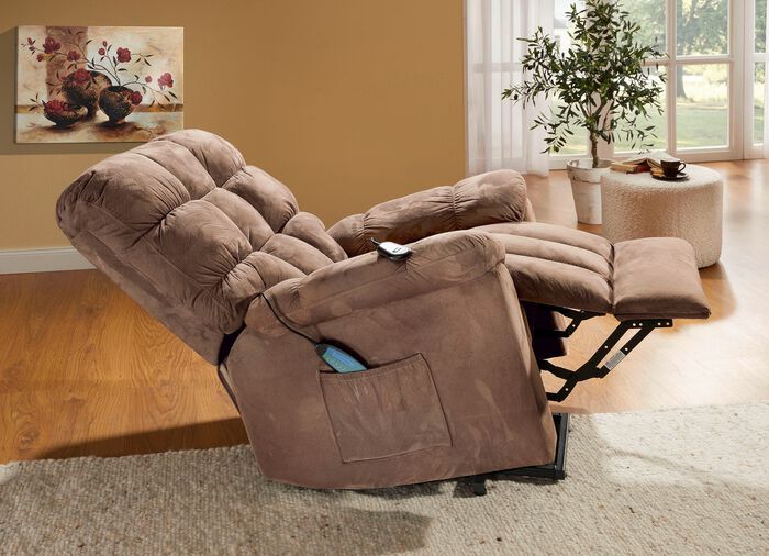 Relaxsessel mit Aufstehhilfe, Massage- und W&auml;rmefunktion 