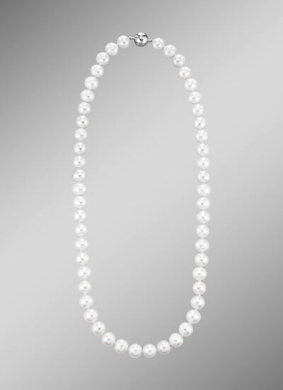Halskette mit S&uuml;sswasser-Zuchtperlen 