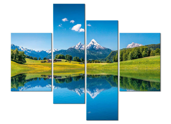 Hochwertiges Bilder-Set, 4-teilig 