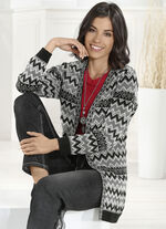 Strickjacke mit feinen Strukturen