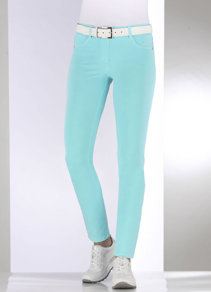 Hose in bequemer Schlupfform TÜRKIS