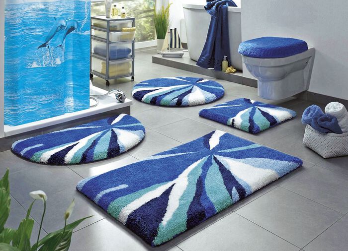 Badgarnitur in super weicher und angenehmer Qualit&auml;t BLAU