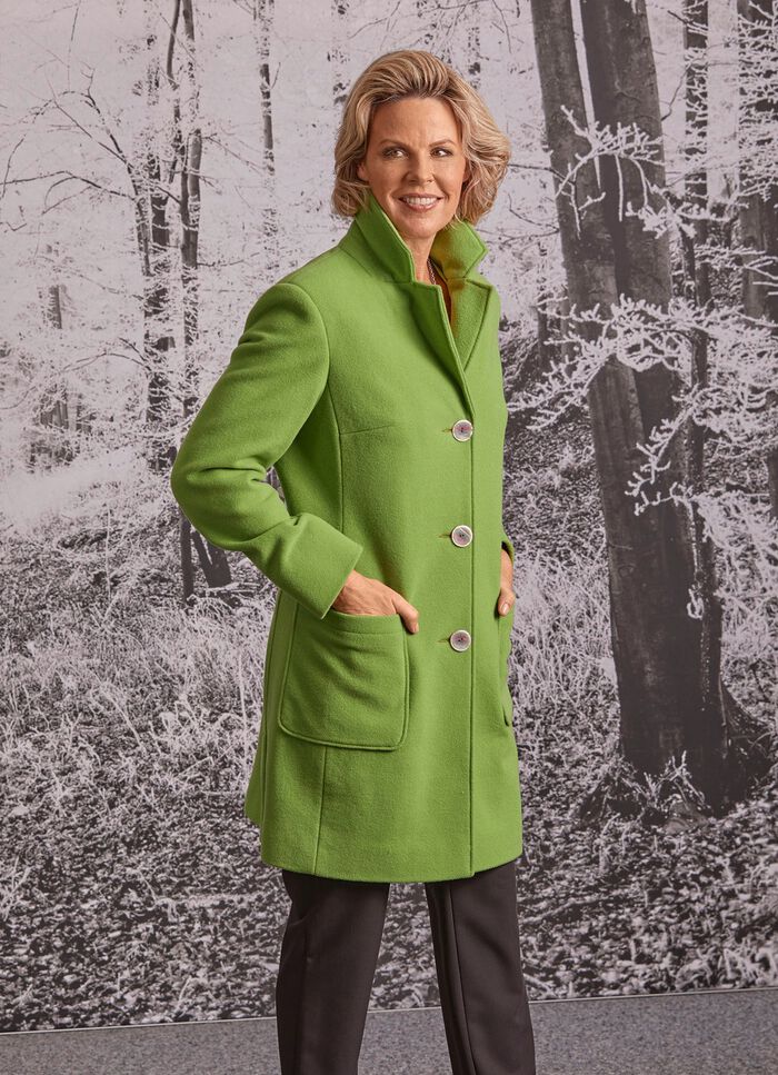 Kurzmantel mit Reverskragen 