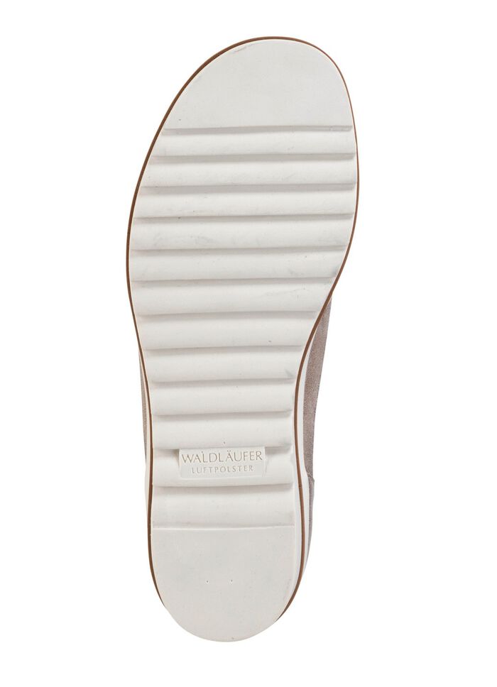 Waldl&auml;ufer Sandale mit herausnehmbarem Lederfussbett ANTIKGOLD