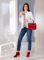 Kurzblazer mit Rei&szlig;verschlusstaschen 