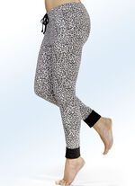 Zweierpack Schlaf- und Freizeithosen aus Bio-Baumwolle mit Umschlag 