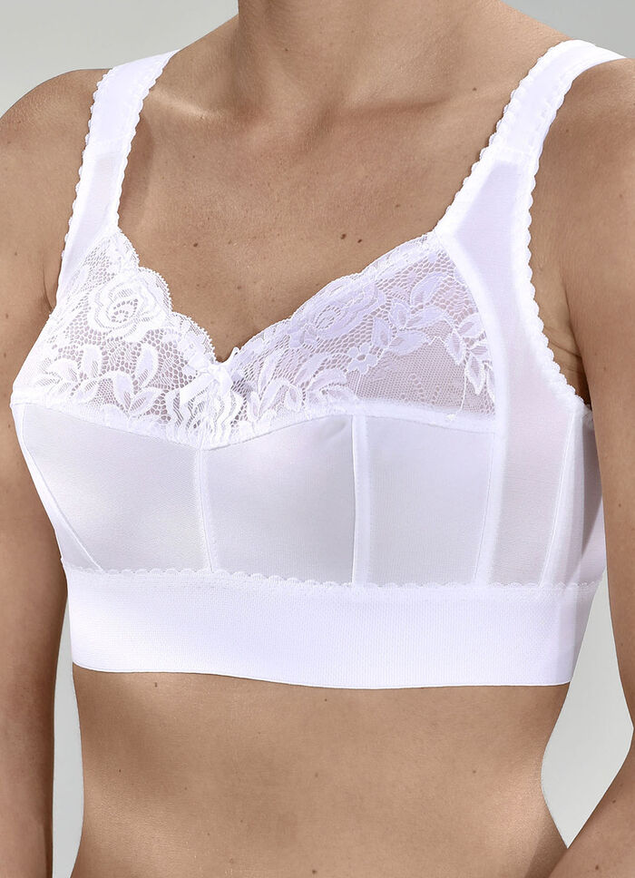 BH mit extrabreitem Unterbrustband WEISS