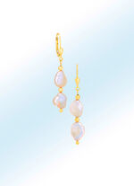 Ohrh&auml;nger mit Keshi-S&uuml;sswasser-Zuchtperle 