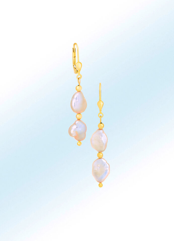 Ohrh&auml;nger mit Keshi-S&uuml;sswasser-Zuchtperle 