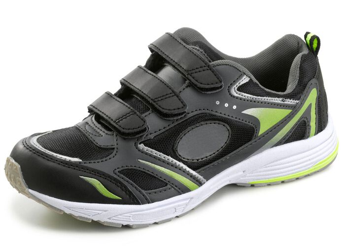 Klett-Sneaker in sportlicher Ausf&uuml;hrung SCHWARZ-GR&Uuml;N