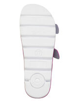 Klassische Damen-Pantoletten, mit verstellbaren Schliessen PINK