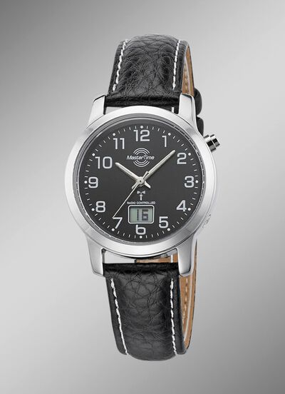 Modische, sportliche Damen-Lederarmbanduhr 