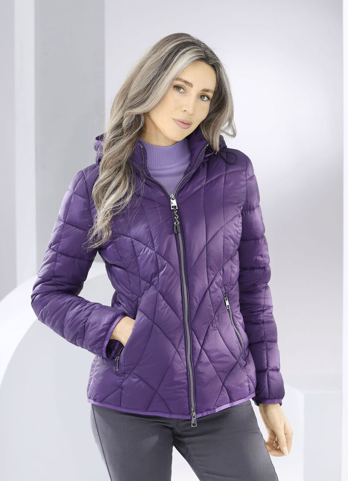 Jacke mit abnehmbarer Kapuze 