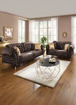 Prachtvollen Polsterm&ouml;bel mit komfortabler Nosagfederung BRAUN