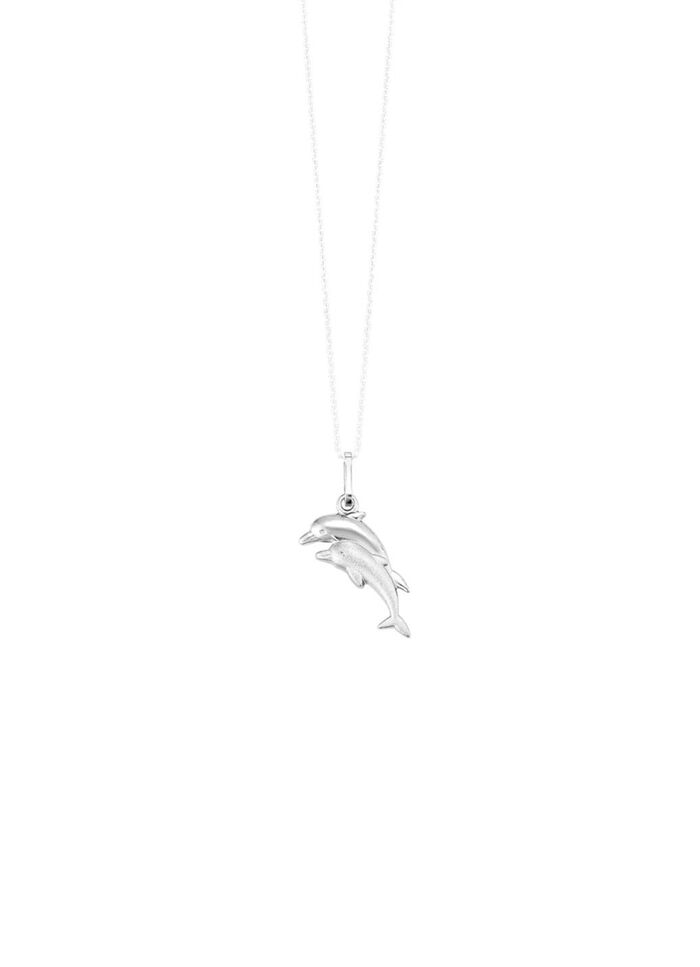 Delfin-Anhänger in Silber 