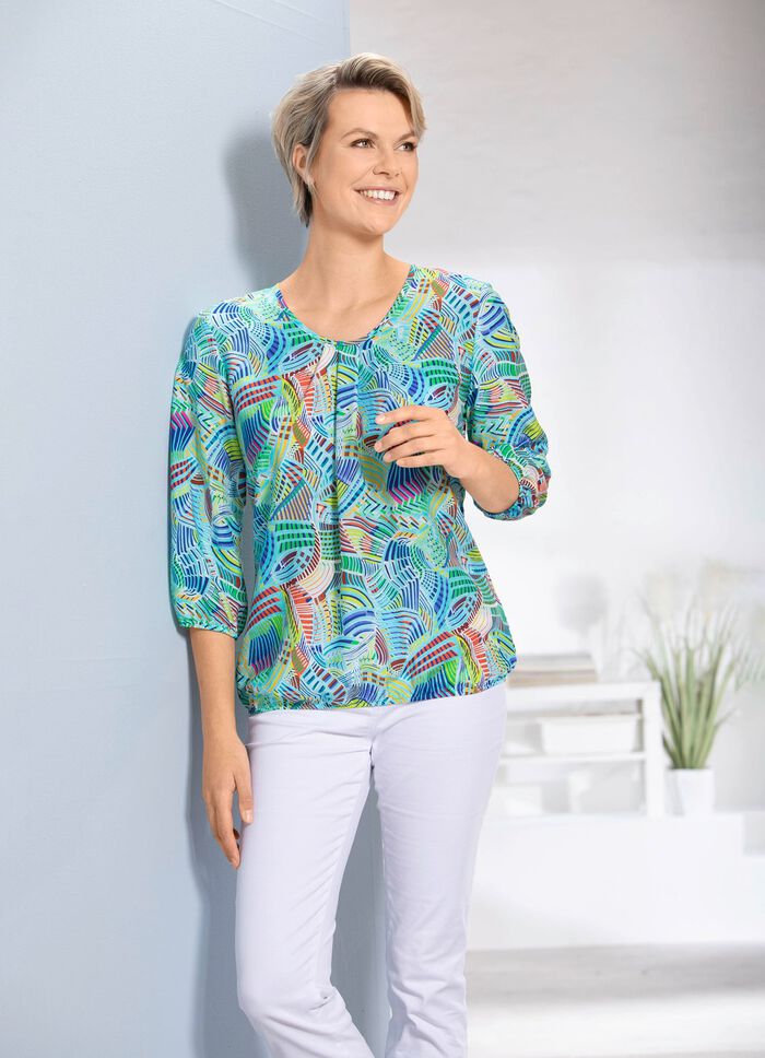 Tunika mit dekorativer F&auml;ltelung 