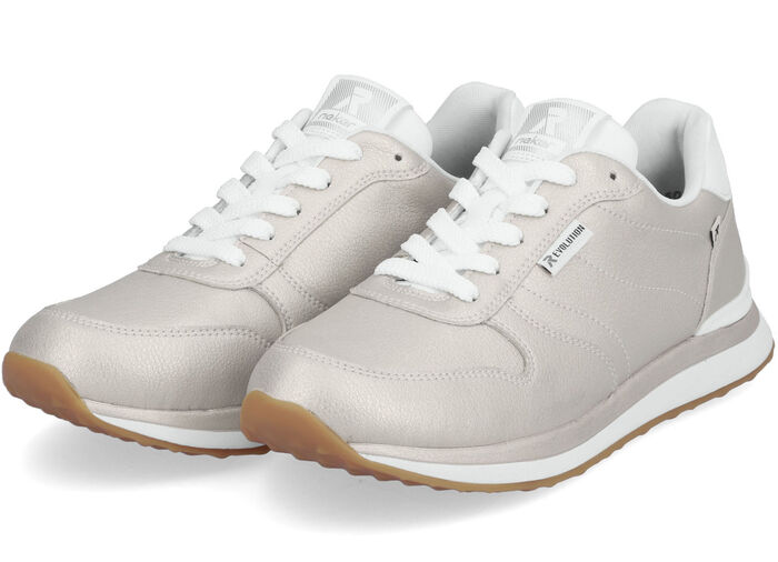 Rieker Sneaker mit MemoSoft-Textilfussbett GOLDBEIGE
