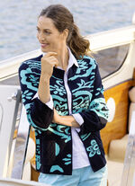 Strickjacke in Jacquard-Dessin 