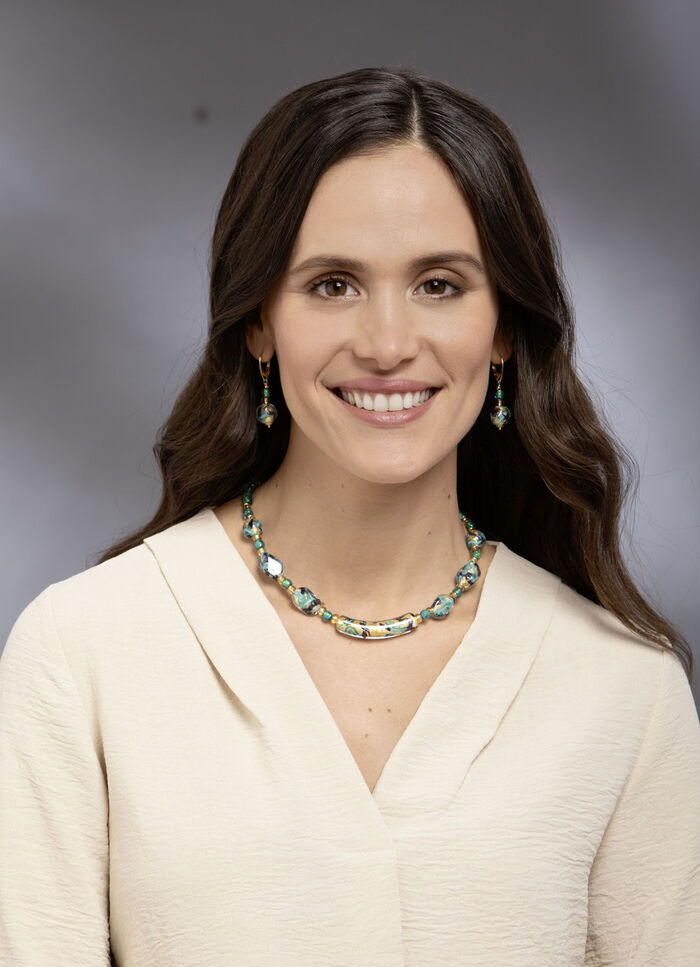 Ohrringe mit Muranoglas 