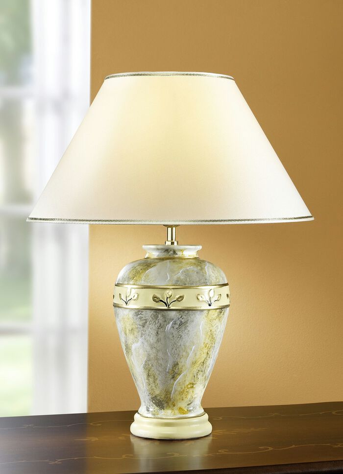 Lampen aus hochwertiger Keramik GRÜN-GOLD