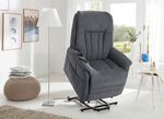 TV-Sessel mit Motor und Aufstehhilfe DUNKELGRAU