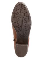 ELENA EDEN Stiefelette mit angesagten Ziernieten COGNAC