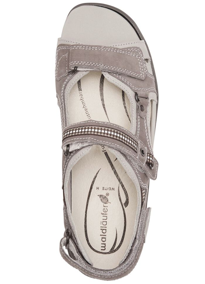Waldl&auml;ufer, sportliche Damen-Sandalen, Weite H, mit herausnehmbarem Fussbett 