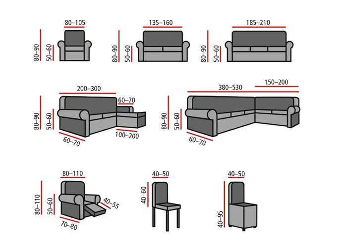 Bi-elastische Stretchbezüge BRAUN