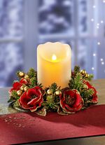 Sch&ouml;ner Tischkranz aus Tannenzweigen 