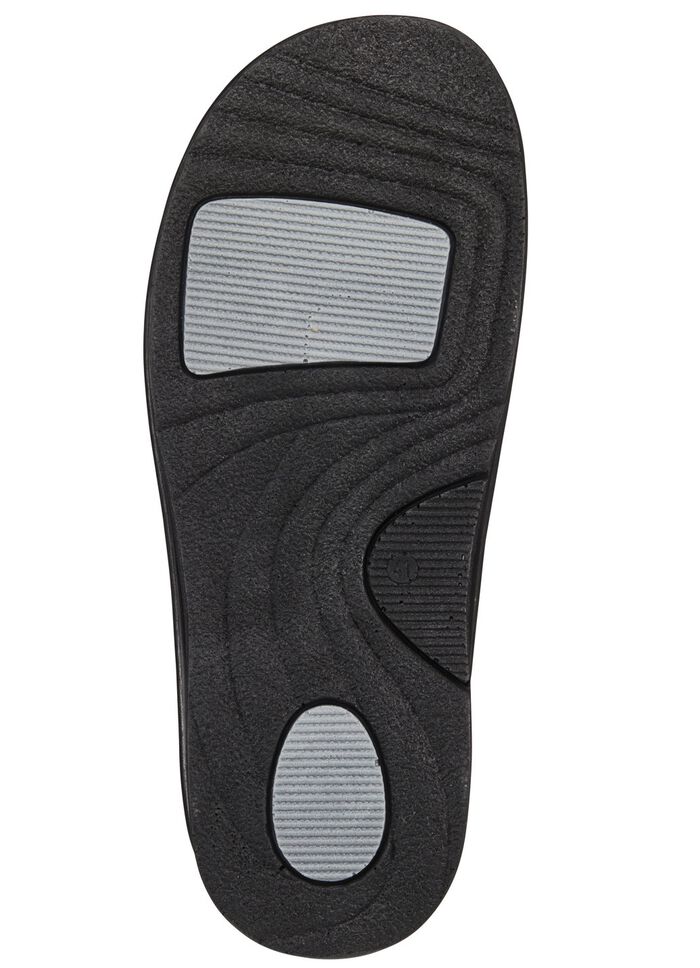 Mubb, bequeme Herren-Pantoletten, Weite H, mit herausnehmbarem Fussbett MOKKA