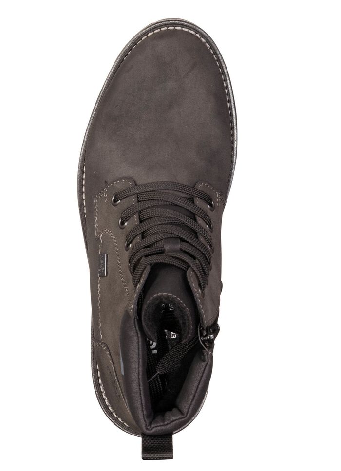 Rieker, gef&uuml;tterte Herren-Boots, Winterschuhe, Weite H, mit Reissverschluss ANTHRAZIT