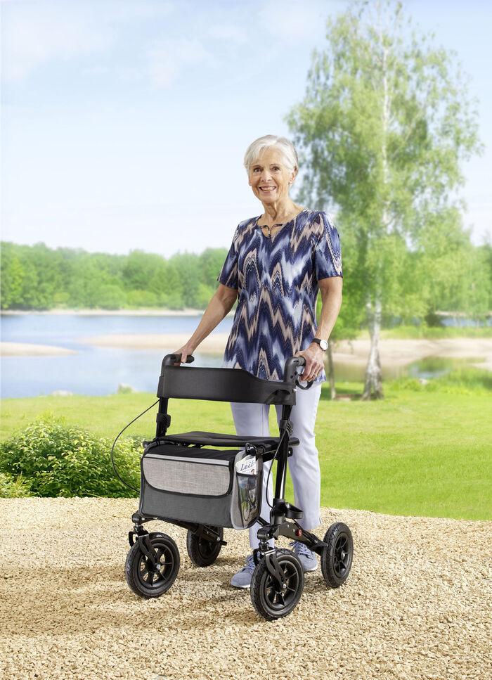 Outdoor-Rollator SCHWARZ