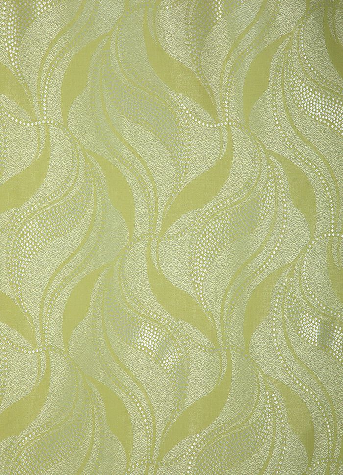 Dekoschal mit Kr&auml;uselband GR&Uuml;N