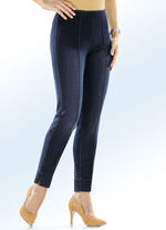 Knöchellange Jeans in Schlupfform DUNKELBLAU