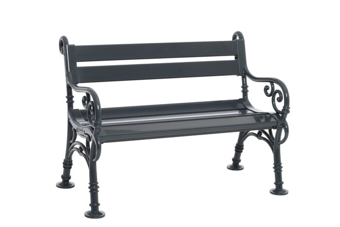 Gartenbank aus Voll-Kunststoff 