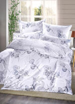 Bettw&auml;sche-Garnitur in Renforc&eacute;-Qualit&auml;t GRAU