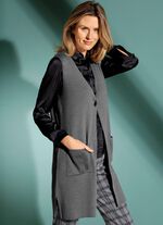 Gilet mit dekorativem Verschluss 