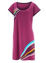 Zweierpack Nachthemden, k&uuml;rzer geschnitten aus Baumwolle 