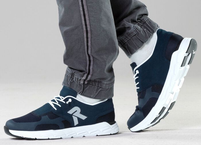 Rieker Sneaker mit elastischer Zierschn&uuml;rung DUNKELBLAU