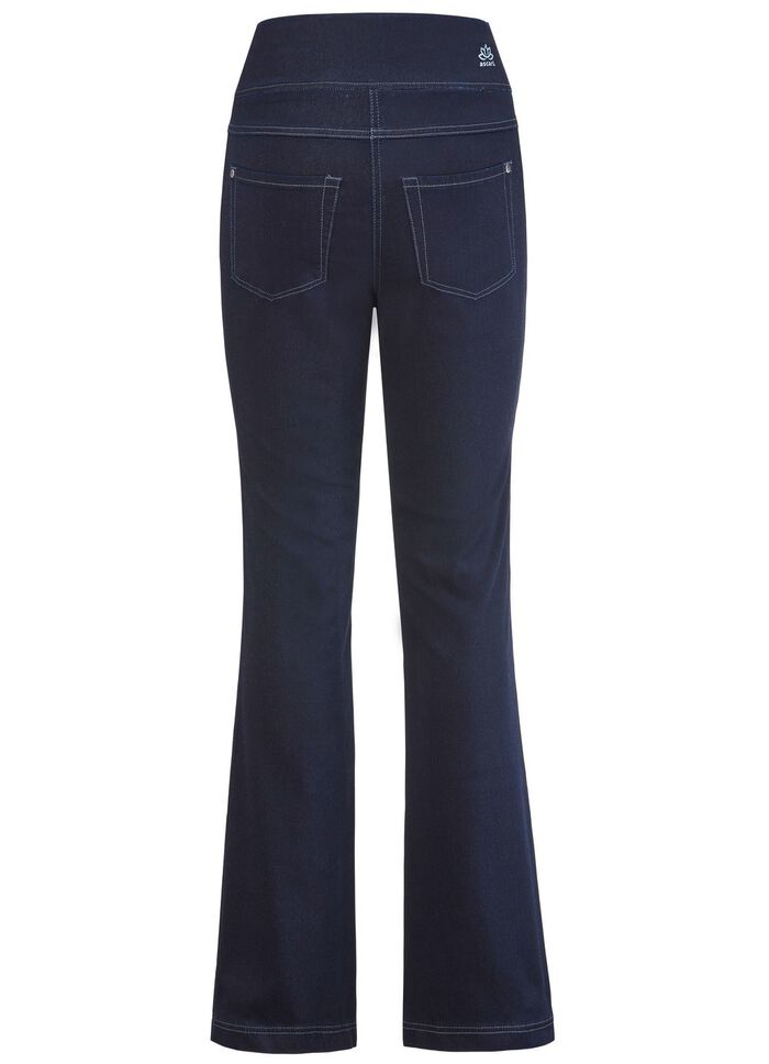 Yoga-Jeans mit ausgestellter Fussweite  