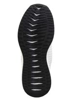 Schn&uuml;r-Sneaker aus strukturiertem Textilmaterial WEISS