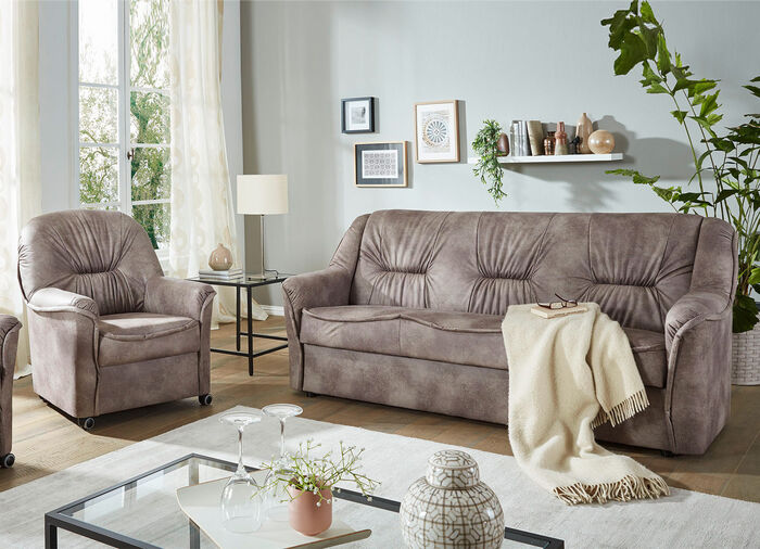 Polstermöbel mit EasyClean für leichte Reinigung GRAU