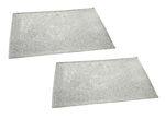 2-teiliges Platz-Set in pflegeleichte Qualität SILBER